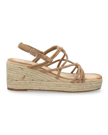 PUNTOSALAO SANDALIAS DE CUNA EN YUTE TIRAS COLOR KAKI JNS333 VARIOS COLORES