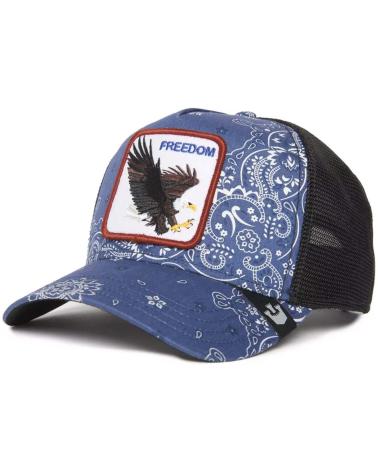 GORRA TRUCKER GOORIN BROS FREEDOM AZUL CON PARCHE ÁGUILA AZUL