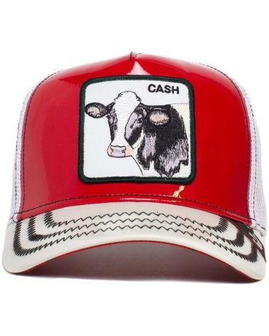 GOORIN BROS GORRA GOLDEN CALF EN COLOR PARA UNISEX ROJO