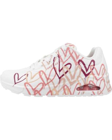SKECHERS ZAPATILLAS MODELO UNO-SPREAD THE LOVE COLOR BLANCO WCR WCRL