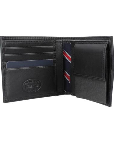 TOMMY HILFIGER GELDBÖRSE GP ETON MIT MÜNZFACH, KARTENFÄCHERN UND SCHLÜSSELANHÄNGER SCHWARZ BDSBLCK BDSBLCK