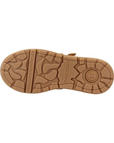 PABLOSKY BOTAS NINO MODELO 511881P COLOR MARRON GIRASOLE