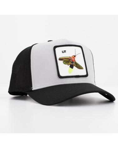 GORRA TRUCKER GOORIN BROS MODELO LIT GRIS Y NEGRA SIL