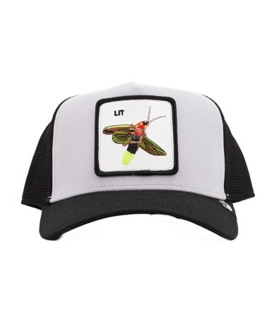 GORRA TRUCKER GOORIN BROS MODELO LIT GRIS Y NEGRA SIL
