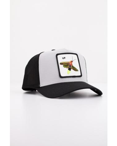 GORRA TRUCKER GOORIN BROS MODELO LIT GRIS Y NEGRA SIL