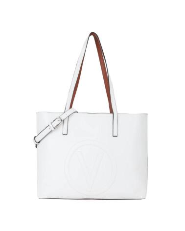 BOLSO TOTE VALENTINO SELENA RE BICOLOR BLANCO BNCOIO