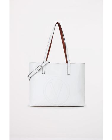 BOLSO TOTE VALENTINO SELENA RE BICOLOR BLANCO BNCOIO