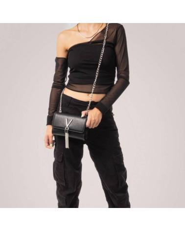 SAC BANDOULIÈRE VALENTINO DIVINA NRGLD NOIR AVEC CHAÎNE DORÉE NRGLD