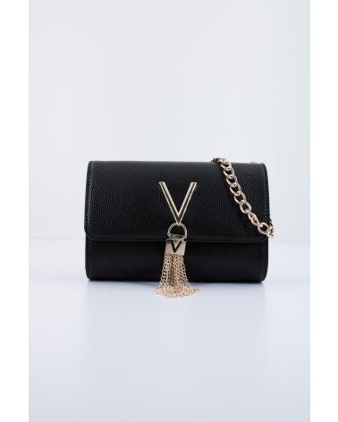 SAC BANDOULIÈRE VALENTINO DIVINA NRGLD NOIR AVEC CHAÎNE DORÉE NRGLD