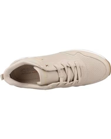 SKECHERS ZAPATILLAS MILLION AIR EN BEIGE PARA MUJER TAUPE DURALEATHER-LEATHER TRIM