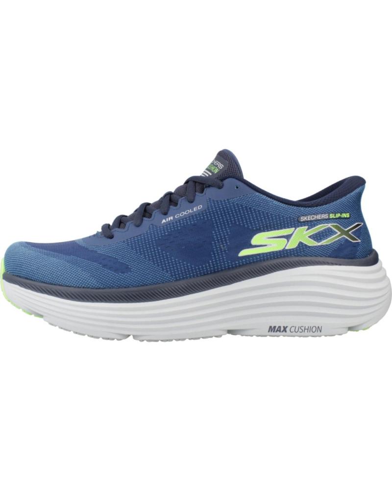 SKECHERS ZAPATILLAS HOMBRE MODELO MAX CUSHIONING END COLOR AZUL NVY