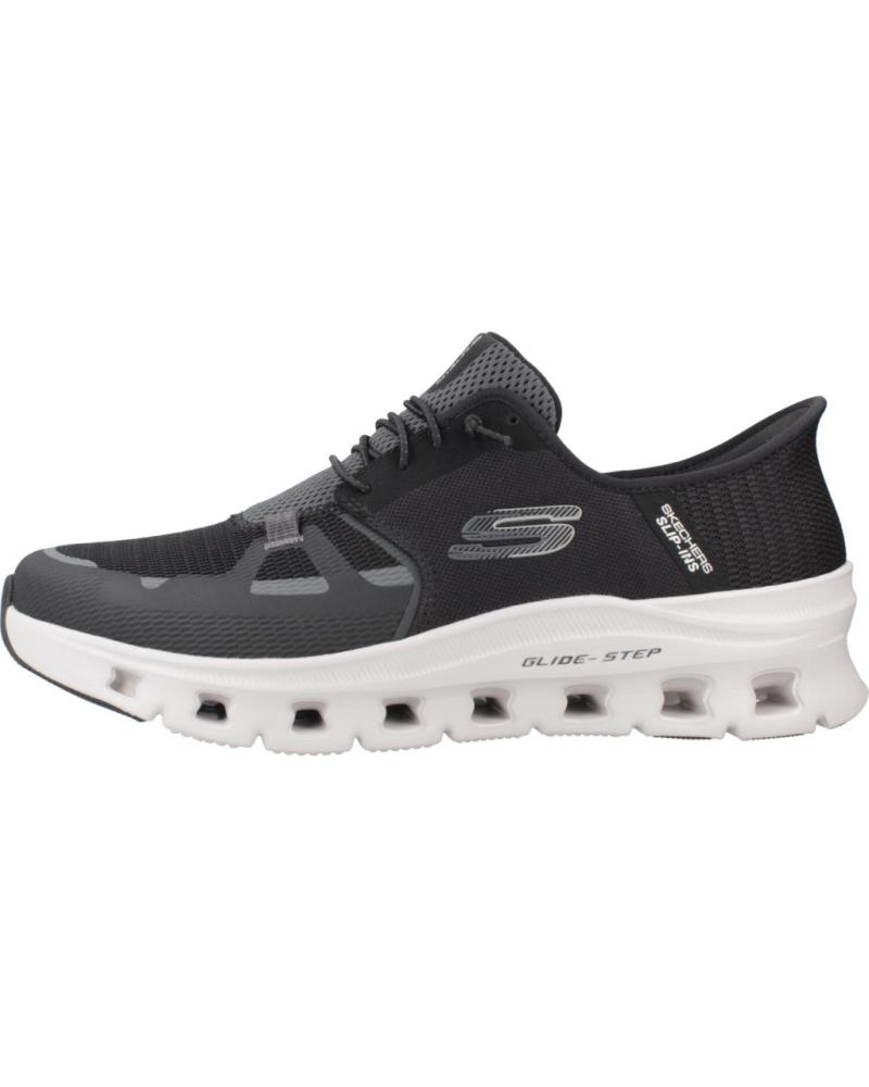 SKECHERS ZAPATILLAS HOMBRE MODELO GLIDE STEP PRO COLOR NEGRO BLK