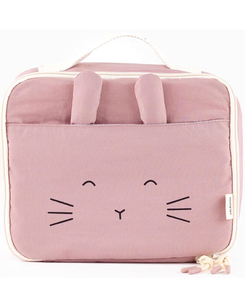 BOÎTE À LUNCH ENFANT VICTORIA ANIMAUX 9123031 ROSE ROSA