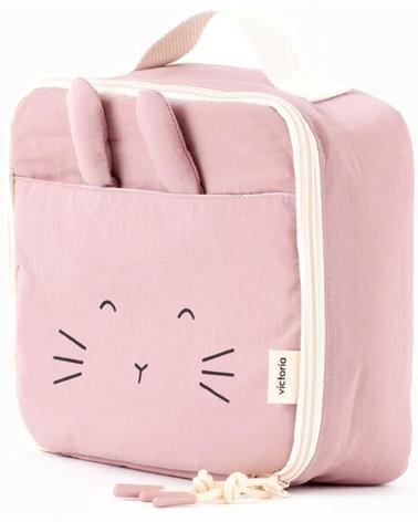 BOÎTE À LUNCH ENFANT VICTORIA ANIMAUX 9123031 ROSE ROSA