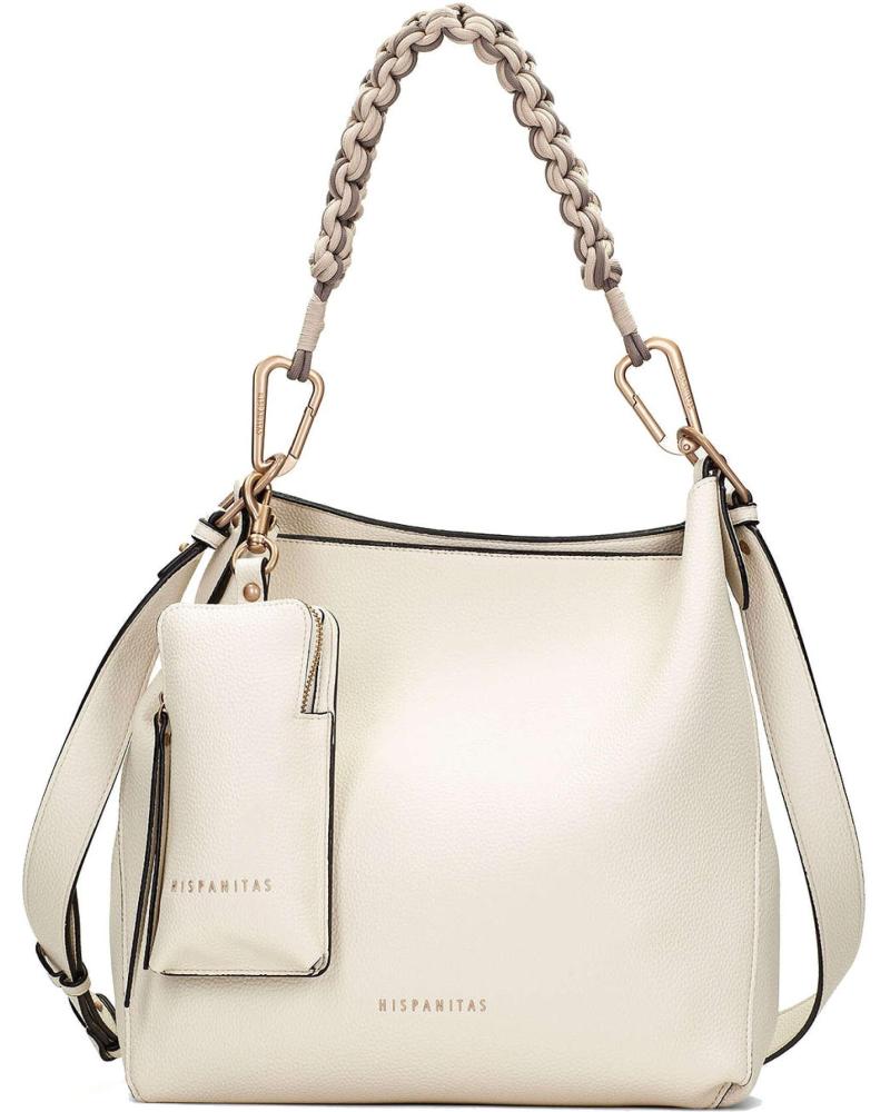 BORSA HISPANITAS SAMBA BV253843 LATTE BIANCO LATTEC004