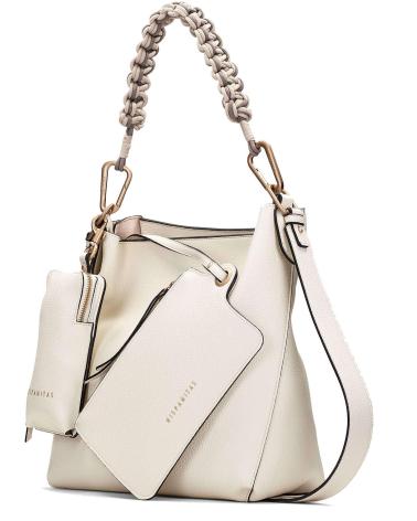 BORSA HISPANITAS SAMBA BV253843 LATTE BIANCO LATTEC004