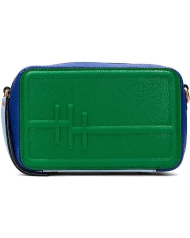 BOLSA A TIRACOLO HISPANITAS SAMBA BV253979 VERDE E AZUL GRASSC004