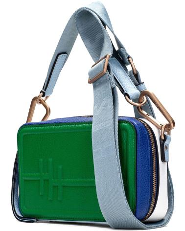 BOLSA A TIRACOLO HISPANITAS SAMBA BV253979 VERDE E AZUL GRASSC004