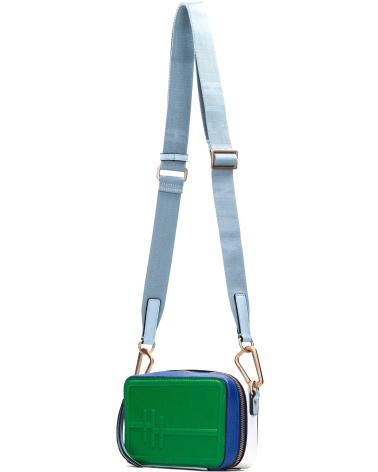 BOLSA A TIRACOLO HISPANITAS SAMBA BV253979 VERDE E AZUL GRASSC004
