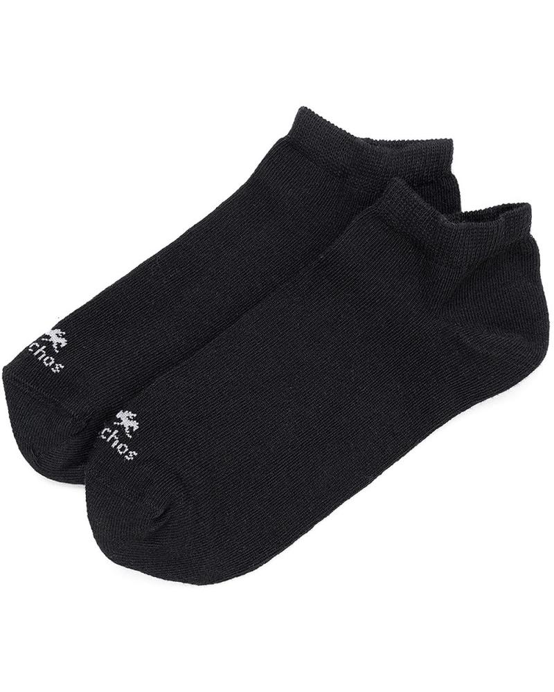 FLUCHOS BLACK ANKLE SOCKS BLACK