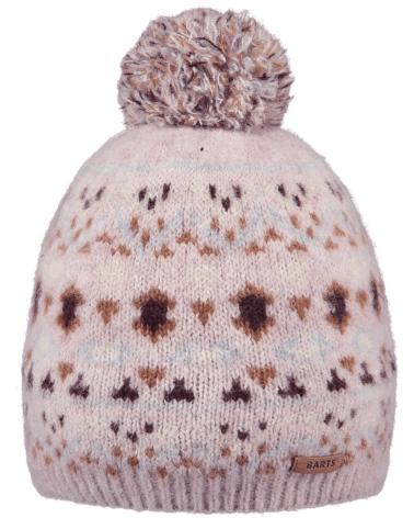 GORRO DE PUNTO BARTS MAYAOBEANIE ROSA CON POMPÓN PINK