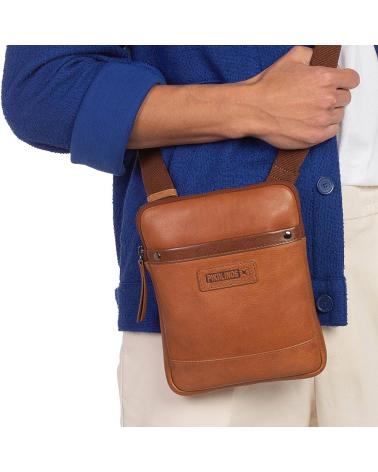 PIKOLINOS SALAZAR MHA-179 LEATHER CROSSBODY BAG IN BRANDY BRANDY