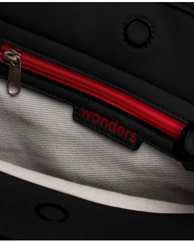 BOLSA TOTE WONDERS CITY WB-472207 BRANCA COM ALÇAS PRETAS BLANCO