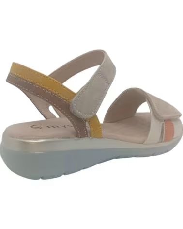 MYSOFT SANDALIAS MEMORY FOAM TAUPE 25M002-TAUPE SANDALIAS COMODAS M MULTICOLOR