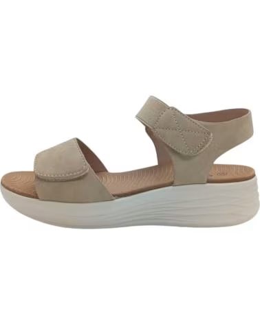 MYSOFT SANDALIAS 25M364-BEIGE EN BEIGE PARA MUJER