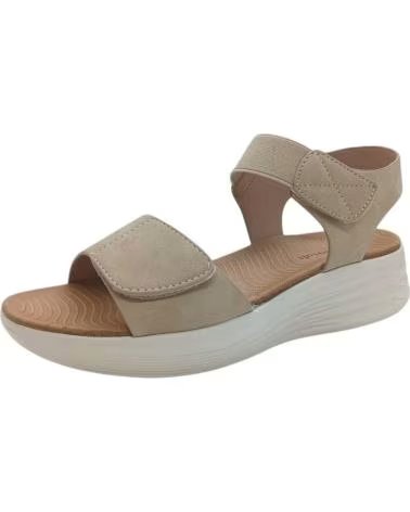 MYSOFT SANDALIAS 25M364-BEIGE EN BEIGE PARA MUJER