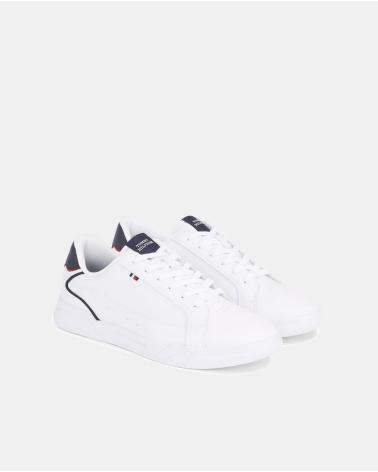 Trainers-De-Hombre-TOMMY-HILFIGER-DEPORTIVA-CUP-PIEL-BLANCO
