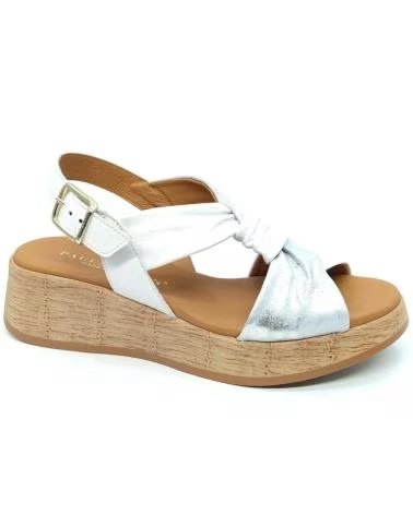 Sandalen für Damen PAULA URBAN SANDALIA 33-710 -PLATA BLANCO