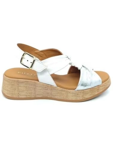 Sandalen für Damen PAULA URBAN SANDALIA 33-710 -PLATA BLANCO