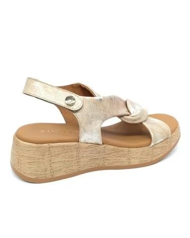 Woman Sandals PAULA URBAN SANDALIA 33-614 ARENA METAL METáLICO