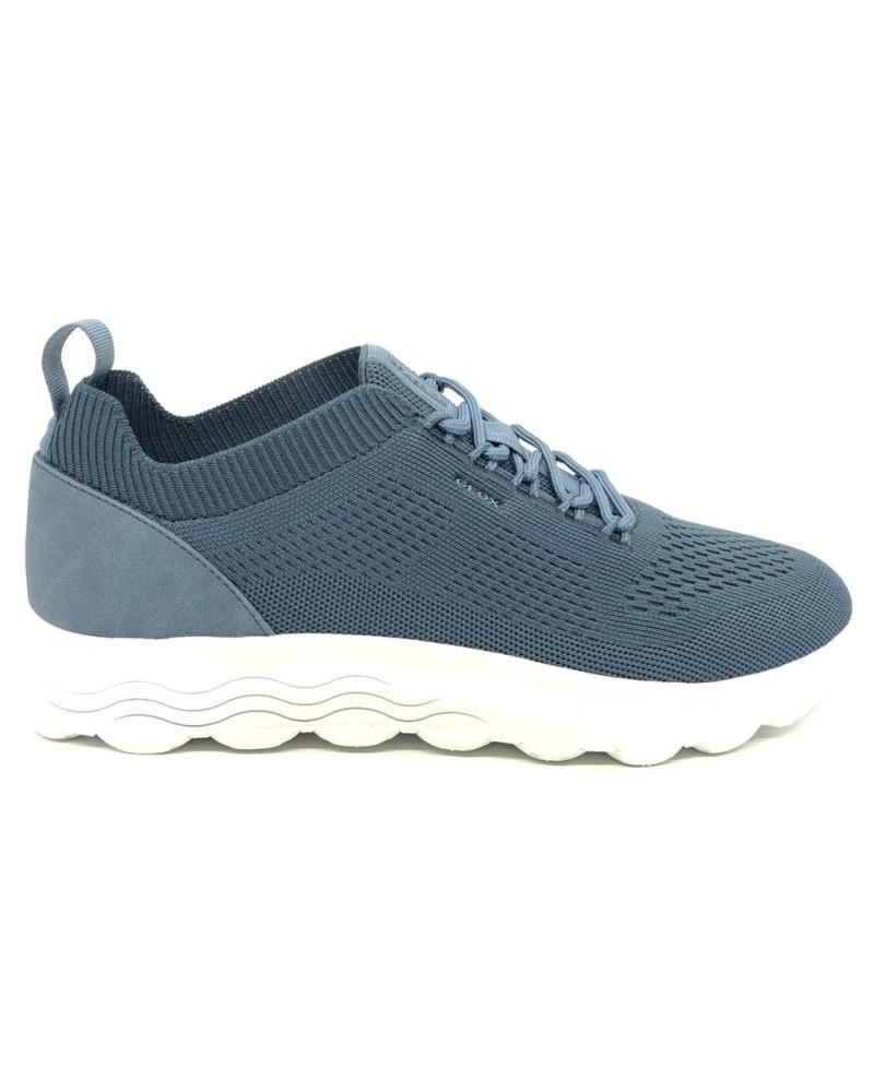 SPORTLICHE SNEAKER GEOX SPHERICA U15 AVIO BLAU AZUL