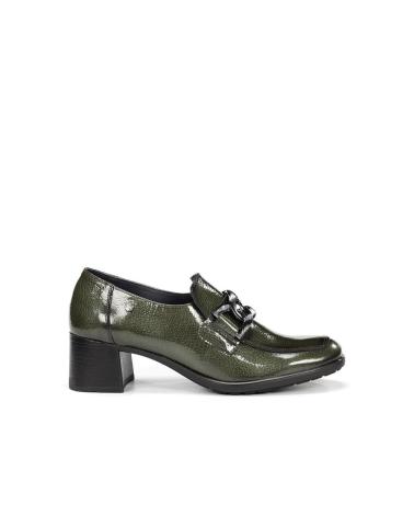 MOCASÍN DORKING IKIA D9197 S VERDE CHAROL CON TACÓN BY FLUCHOS VERDE