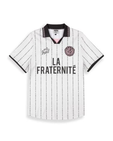 GRIMEY T-SHIRT CALCIO LA FRATERNITÉ OFF WHITE