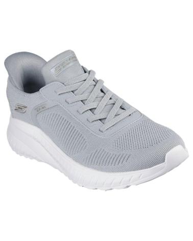 SKECHERS 117497 ZAPATILLAS CASUAL DE MUJER SLIP INS GRIS