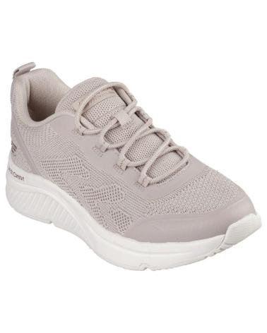SKECHERS 117561 ZAPATILLAS CASUAL DE MUJER BEIGE