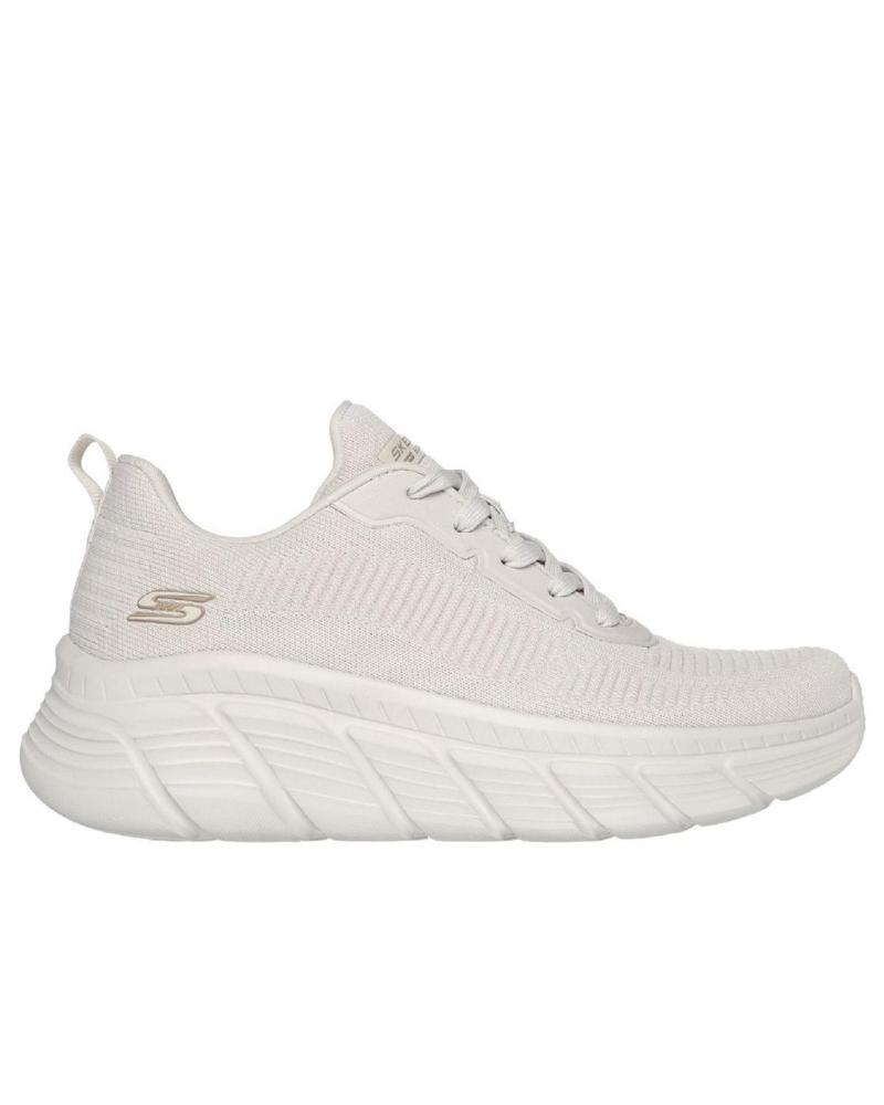 SKECHERS 117385 ZAPATILLAS CASUAL DE MUJER BEIGE