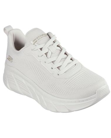 SKECHERS 117385 ZAPATILLAS CASUAL DE MUJER BEIGE
