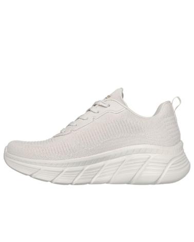 SKECHERS 117385 ZAPATILLAS CASUAL DE MUJER BEIGE