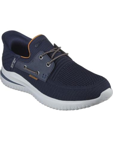 SKECHERS 210606 ZAPATILLAS CASUAL DE HOMBRE SLIP AZUL MARINO