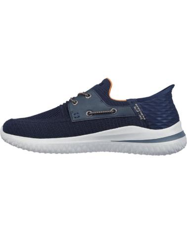 SKECHERS 210606 ZAPATILLAS CASUAL DE HOMBRE SLIP AZUL MARINO