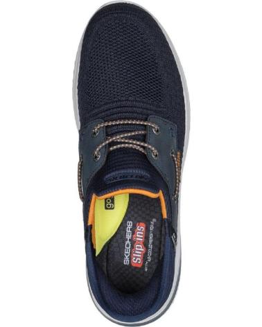 SKECHERS 210606 ZAPATILLAS CASUAL DE HOMBRE SLIP AZUL MARINO