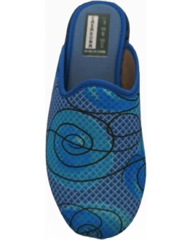 CALZADOS ALMENA CASANOVA - CHINELA DE MUJER EN CUNA CUNA IDEAL VERANO AZUL