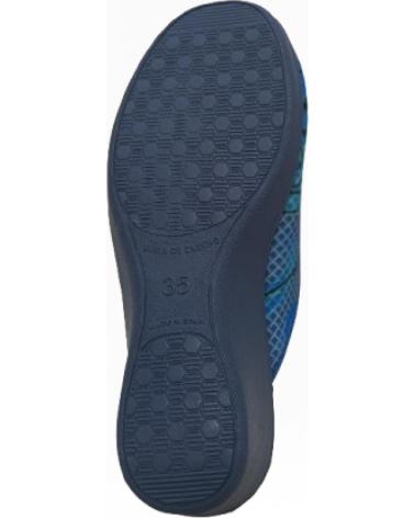 CALZADOS ALMENA CASANOVA - CHINELA DE MUJER EN CUNA CUNA IDEAL VERANO AZUL