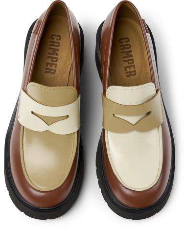 CAMPER MOCASINES PARA MUJER TWINS K201425 MARRON029