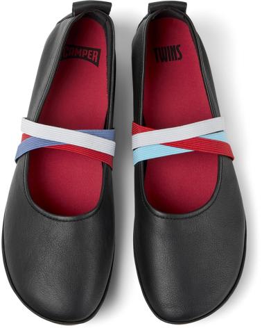 CAMPER BAILARINAS TWINS K201665 NEGRO006