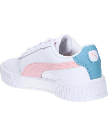 Sapatilhas de Mulher e Menina e Menino PUMA 386185 CARINA 2 0 JR 05 WHITE ALMOND